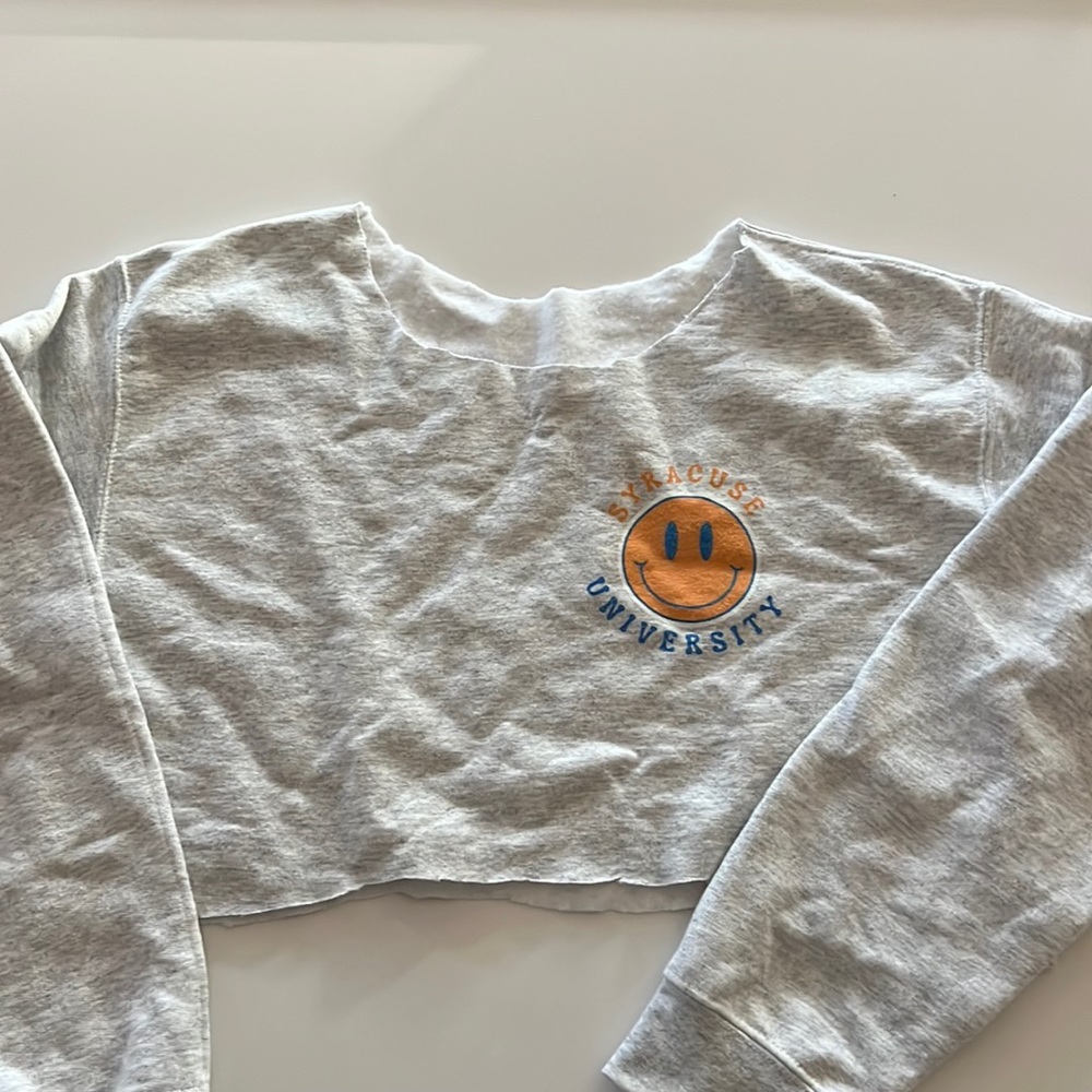 Syracuse University off the sleeved sweatshirt